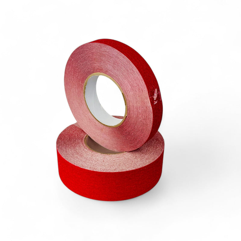 Sure-Step Non-Skid Safety Tape – 1" x 60' Pack of 1 ROLL RED High Traction, Waterproof Adhesive, Anti-Slip Tape for Stairs, Ramps, and Walkways – OSHA Compliant