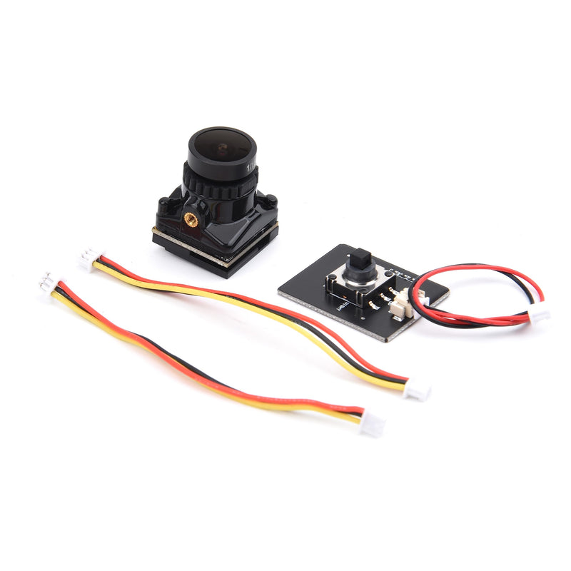 [Australia - AusPower] - 1800TVL FPV Camera Mini 2.1mm Lens 1/1.8 Camera 5V-40V PAL/NTSC with for OSD Internal Adjustable for RC FPV Racing Drone Black 1800TVL 