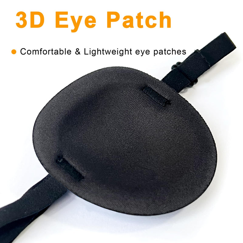 [Australia - AusPower] - 6PCS Eye Patch, Super Soft Eye Patches, Adjustable Medical Eye Patch for Adults and Kids, Amblyopia Lazy Eye Patches for Left or Right Eyes, 6 Colors 1 Count (Pack of 6) 