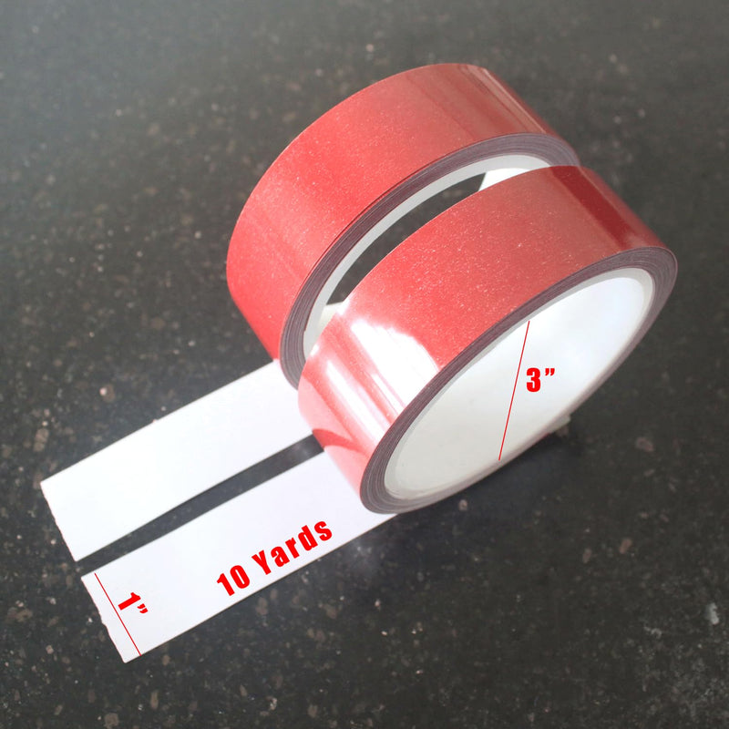 – White Polyester Water Contact Indicator Tape for Warranty Void Instruction in Electronics Repair (2 Rolls x 1" x 10 Yards, 6 Mil Thick, Model: 0201) 2