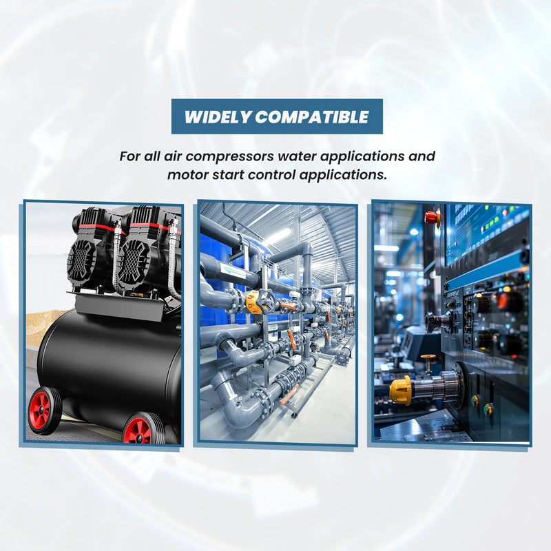 Magnetic Electric Motor Starter, IP55 Waterproof Motor Start Switch, Single-Phase 220 230 V, 3 Phases, 380, 400 V Motor Starter for Workshop