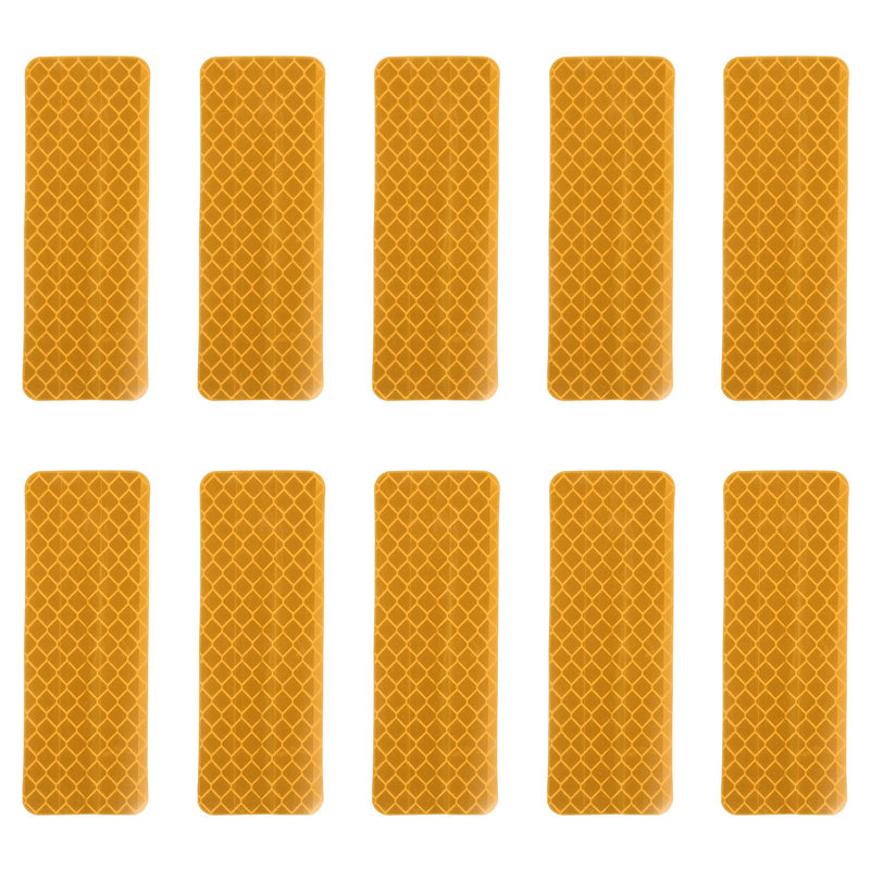 PATIKIL Reflective Stickers, 30 Pcs Safety High Visibility Reflective Sticker Waterproof Driveway Reflectors for Bicycle, Motorcycle, Fluorescent Yellow (Rectangle)