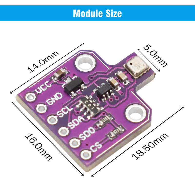 [Australia - AusPower] - Development Board RUIZHI CJMCU-680 Sensor for Temperature, Humidity and Air Pressure I2C Interface 1.7 ~ 3.6 V Suitable for Capturing Air Quality 
