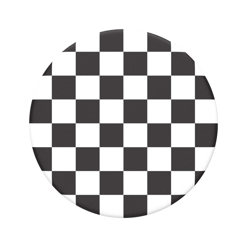 [Australia - AusPower] - PopSockets: Phone Grip with Expanding Kickstand, Pop Socket for Phone - Checker Black 