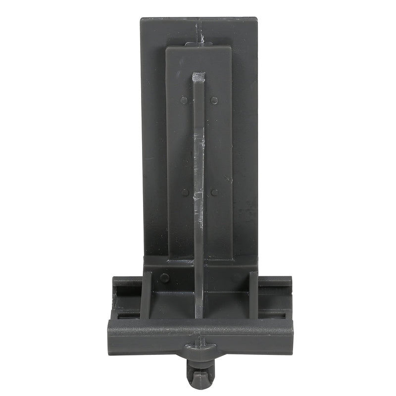 [Australia - AusPower] - 2 Pack DTC Rear Mounting Brackets Heavy Duty Drawer Slide Socket Plastic Grey Color for DTC Undermount Drawer Glides with Lengths 12"(305mm), 15" (381mm), 18" (457mm), and 21" (533.5mm) - OGA03 2 