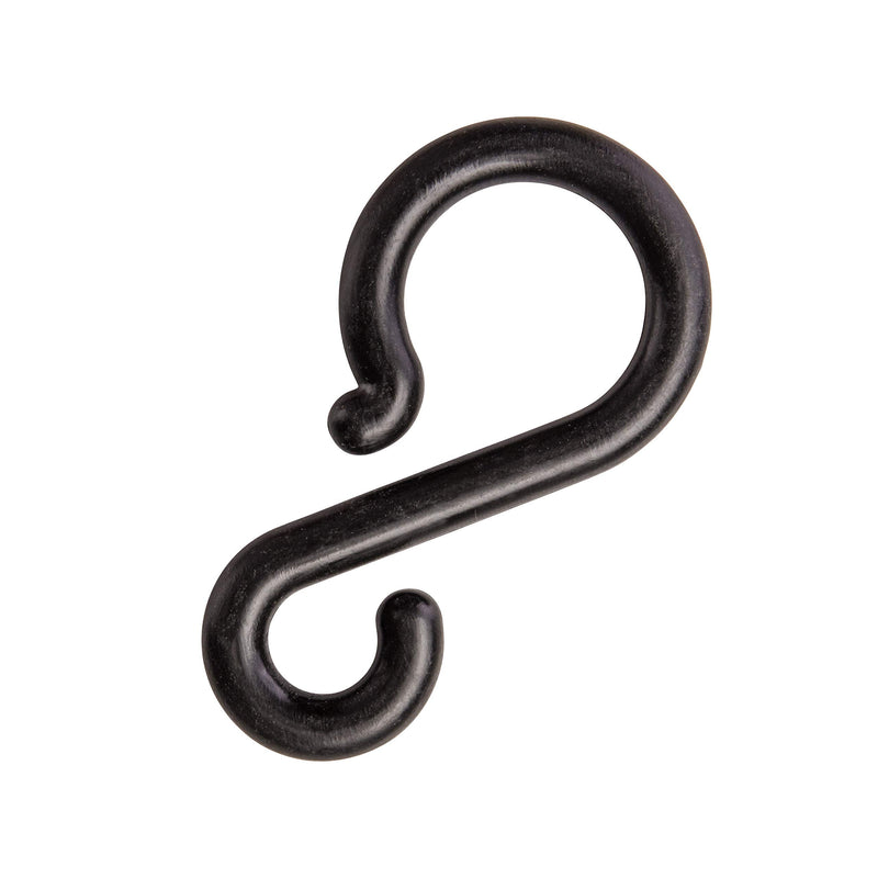 [Australia - AusPower] - US Weight (Made in USA) 2" x 25' Black Plastic Safety Chain ft. SunShield UV Resistant Technology 25 FEET 