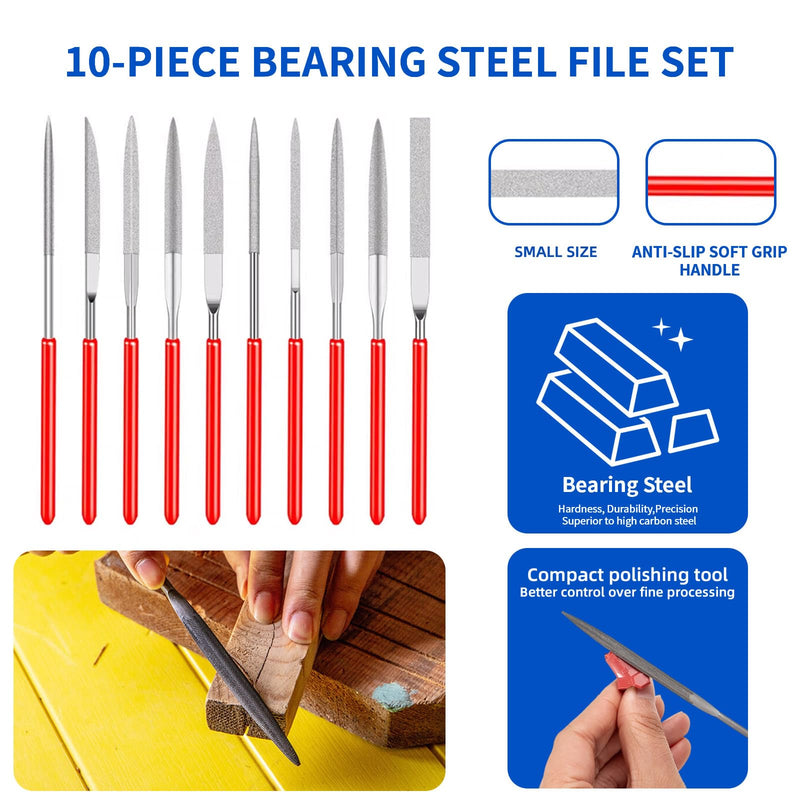 [Australia - AusPower] - 52Pcs 3D Printer Tool Kit Includes a Scraper, Nozzle Cleaning Needle, deburring Tool, File, Wire Cutters, and Brushes Maintenance kit for All FDM/SLA 3D Printing DIY Model Enthusiasts 