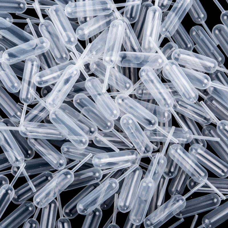 [Australia - AusPower] - Tomnk 350pcs 4ml Plastic Pipettes Squeeze Transfer Pipettes Suitable for Chocolate, Cupcakes, Strawberries 