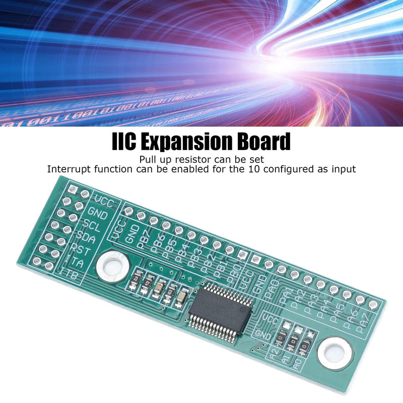 [Australia - AusPower] - 16 Channel IO Expansion Module I2C Interface, MCP23017 Chip, Full Functions, Flexible Configuration, High Speed IC Interface with Support for 100KHz 