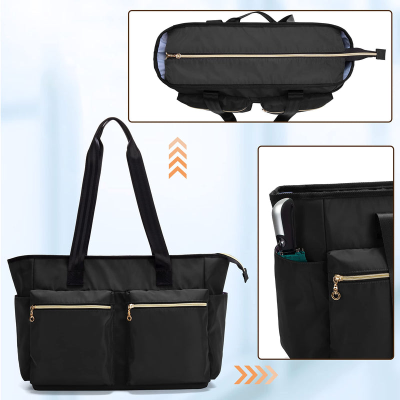 [Australia - AusPower] - Damero Nurse Bag for Work Supplies, Hard Stethoscope Carrying Case with Extra Folding Pouch 