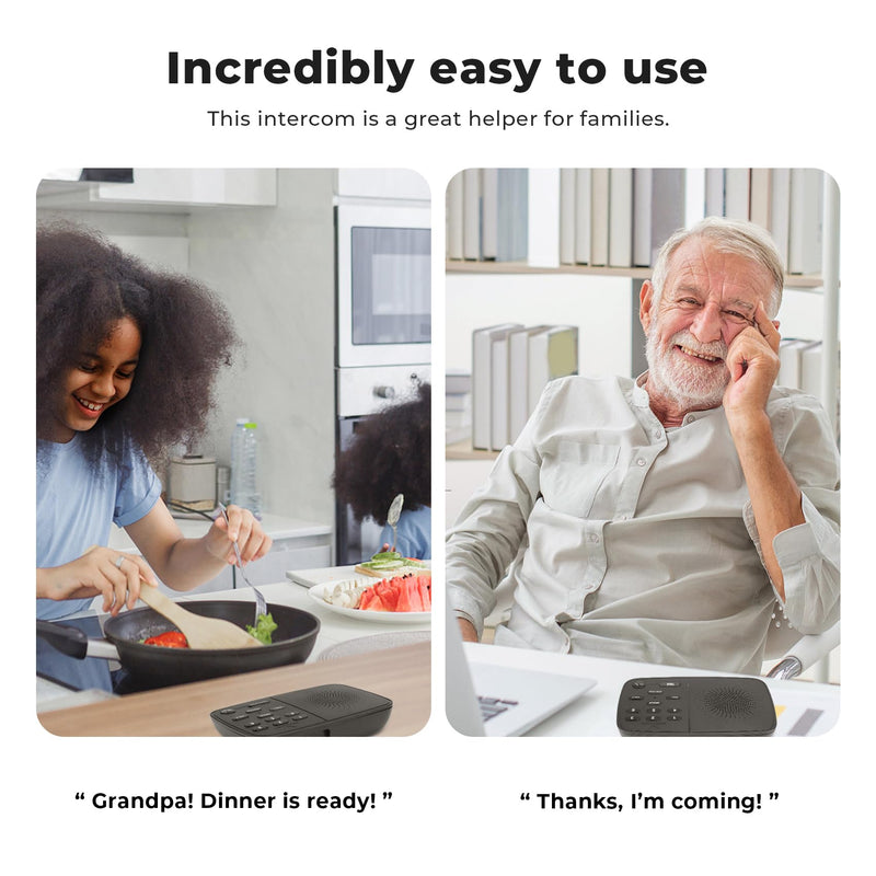 [Australia - AusPower] - Hosmart UltraSpeak Pro Intercoms Wireless for Home, 2024 Two-Way Real-time Intercom Full Duplex Wireless Intercom System for Home Use, House Intercom System for Business with 1200 Feet Range 2 stations 
