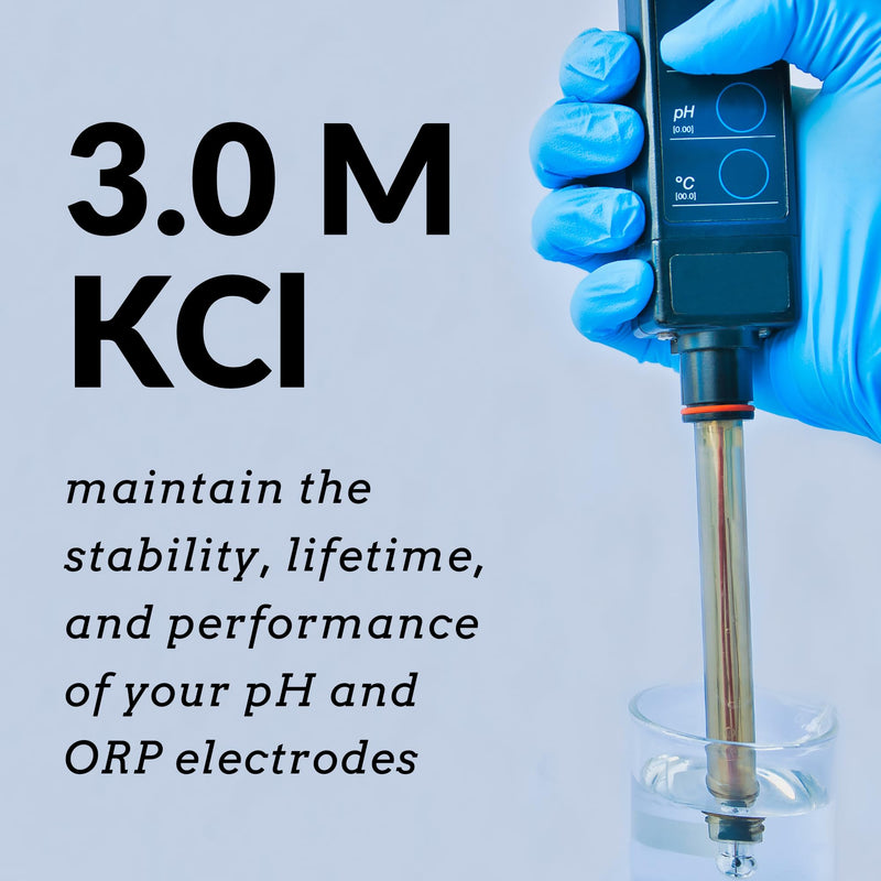 [Australia - AusPower] - 3.0 M KCl Reference Electrode Filling/Storage Solution (60 mL, 2 oz.) for pH and ORP Electrodes 