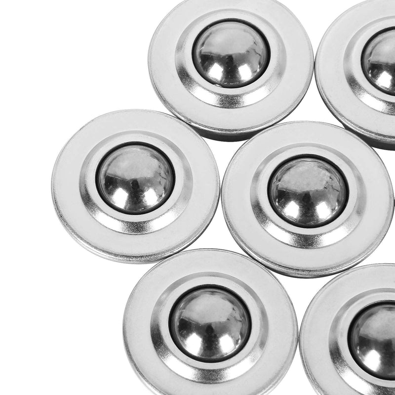 [Australia - AusPower] - 16PCS 5/8" Roller Ball Transfer Bearings CY-15H Carbon Steel Ball Transfer Bearing Casters Universal Base Conveyor Roller Ball 