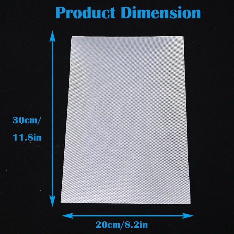 Large Rubber Non-Slip Grip Tape 8.2 x 11.8inches Waterproof Adhesive Anti-Slip Tape for Handles, Furniture, Bathtubs, Frames, Gaming Devices, and Other Indoor/Outdoor Uses , 4-Piece Set (Clear)