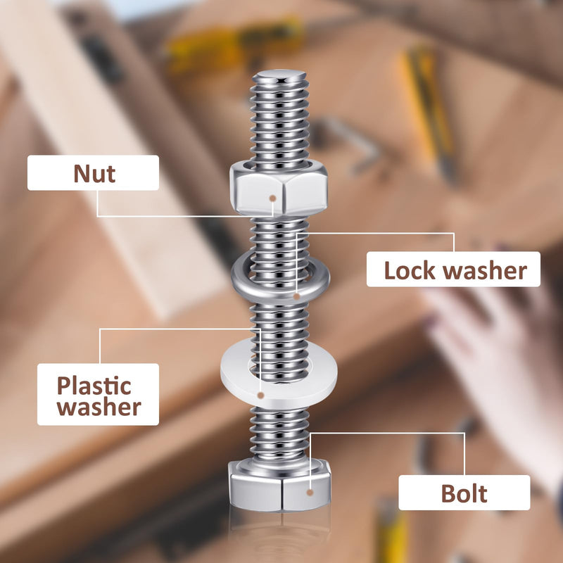 [Australia - AusPower] - 16 Pcs 304 Stainless Steel U Channel Sign Post Attachment Kit Sign Mounting Hardware Road Sign Hardware 2-3/4" and 1-1/2" Sign Post Mounting Bolts and Nuts for U Channel Post Accessories 16 