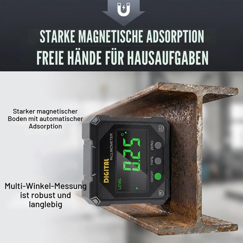 Digital Protractor, LCD Protractor, Inclinometer, Inclinometer, Protractor with Magnetic Base, Level Box Angle Measuring Device, Digital Spirit Level with LCD Display