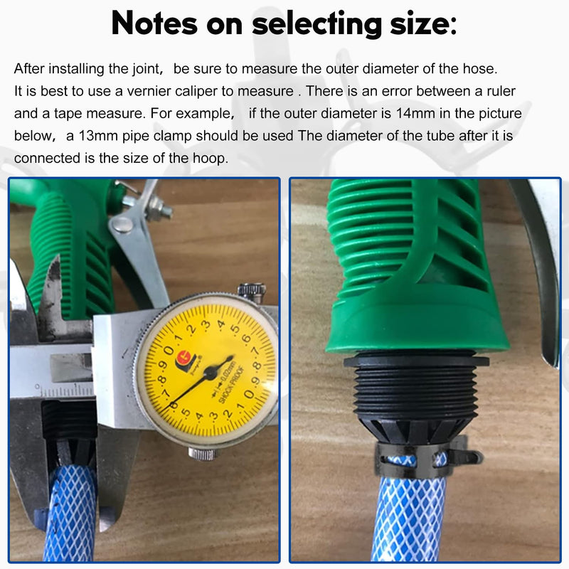 [Australia - AusPower] - MroMax 5Pcs 23mm ID Spring Band Hose Clamps, Fit 24.5-26.5mm OD Hose, Spring Hose Clip Fuel Line Silicone Vacuum Hose Pipe Clamp, Air Hose Tube Water Pipe Fasteners 5-Packs 