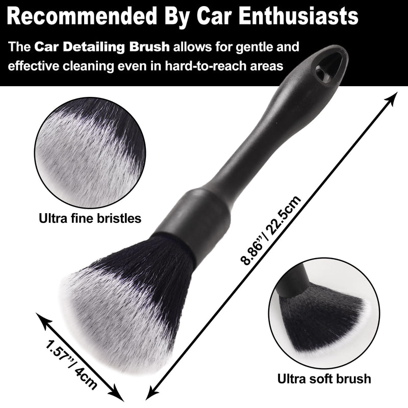 [Australia - AusPower] - 7Pcs Car Wheel Brush kit, Tire Brush, Wheel Cleaner Brush, Soft-bristled Rim Cleaner Brush, Tire Shine Applicator Pad, Car Detailing Brushes, Wheel Brushes for Cleaning Wheels,Tires 