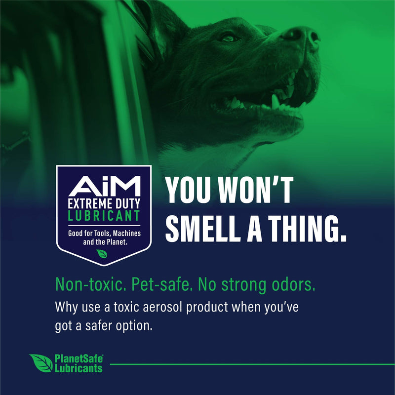 [Australia - AusPower] - PlanetSafe AIM Extreme Duty Lubricant - All-Purpose Industrial Lubricant - The World's Greatest, Safest, Hardest-Working Lubricant - Non-Toxic, Odorless, 1oz - Penetrates, Cleans, Protects AiM | 1oz | All Purpose 