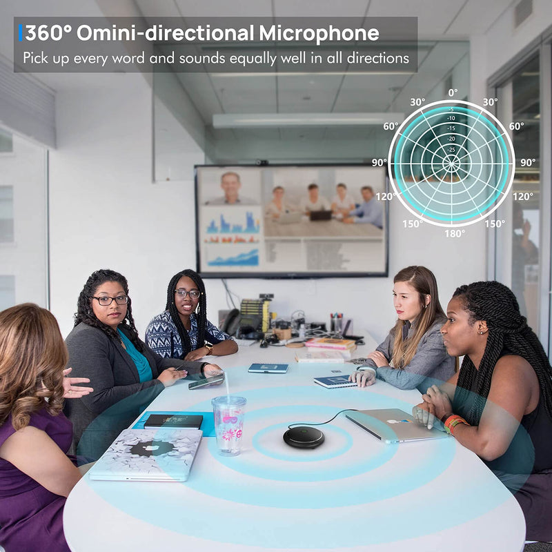 [Australia - AusPower] - CMTECK Conference USB Microphone, Omnidirectional Condenser PC Mic for Video, Streaming, VoIP Calls, Plug & Play Compatible with Mac OS X Windows CM-003 