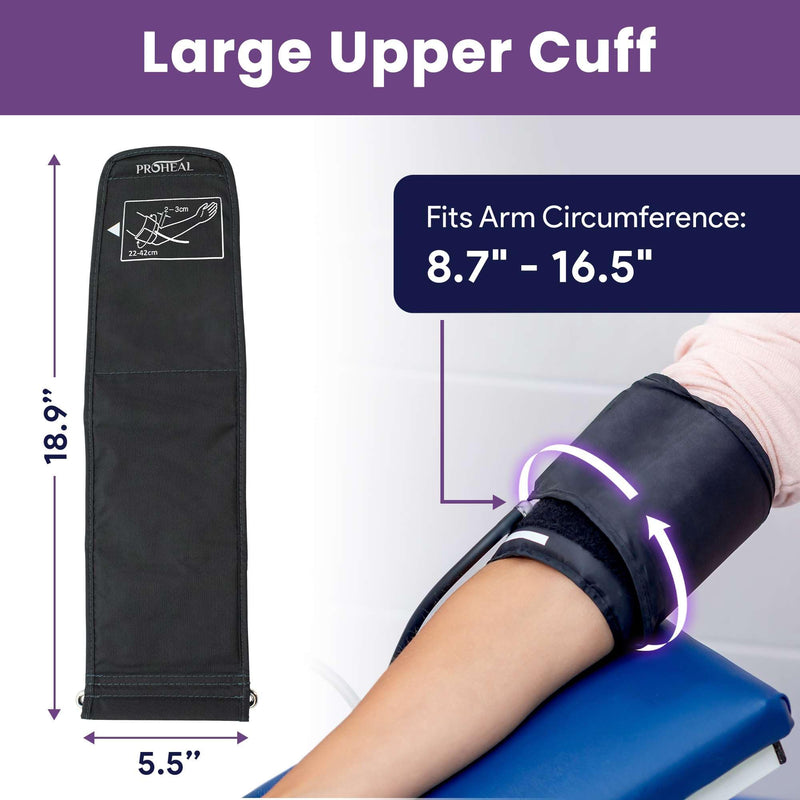 [Australia - AusPower] - Blood Pressure Monitor for Home Use with Large Upper Arm Cuff - Automatic Talking Pulse and BP Machine with 240 Memory Recalls for 3 Users - Carrying Bag and Batteries Included, Backlit Digital LCD 