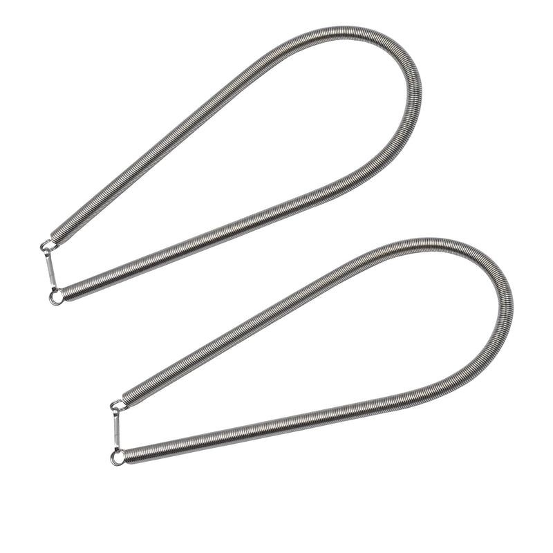 [Australia - AusPower] - 20 Inch Long Extension Spring, Zinc Plated Steel Screen Door Spring, 2 Pack 