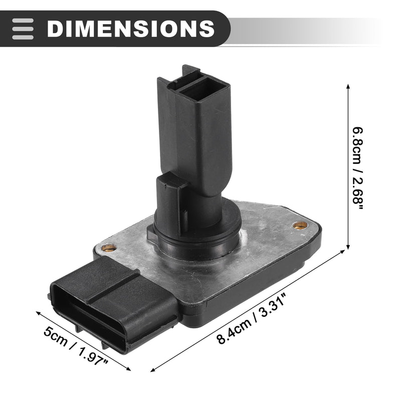 [Australia - AusPower] - Motoforti MAF Sensor, MAF Mass Air Flow Sensor, for Ford F-150 1999-2003, Plastic, No.XL3F-12B579-BA/XL3F12B579BA, Black 