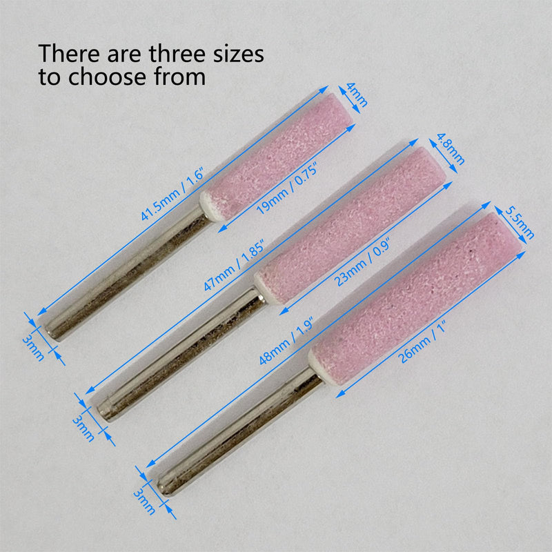[Australia - AusPower] - 20 x Chainsaw Sharpening Stone Fit for Chainsaw Manicure Metal Polishing Shaft (3/16 - 4.8 mm) 