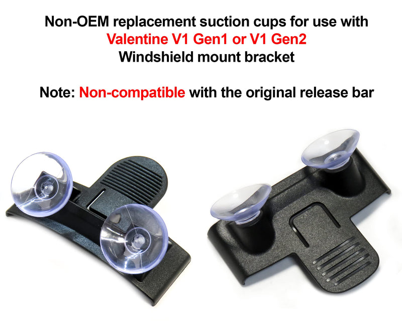 [Australia - AusPower] - Ramtech 4 Pack Car Windshield Adhesive Suction Cups Replacement Kit for Valentine One V1 Gen1 and V1 Gen2 Radar Laser Detector Mount, SCV1 