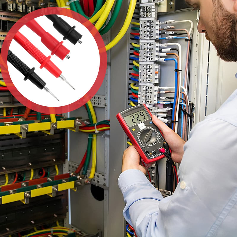 [Australia - AusPower] - Waziaqoc Replacement Test Lead Set Multimeter Test Leads Kit Included 2pcs Test Lead 