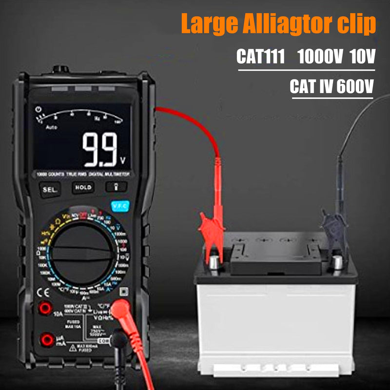 [Australia - AusPower] - 25Pcs Multimeter Test Cable Kit with Probe Line, Wire Hook Clip, Tweezer, and Precision Probes, Easy-to-Use Testing Kit for Digital Electrical Testing 
