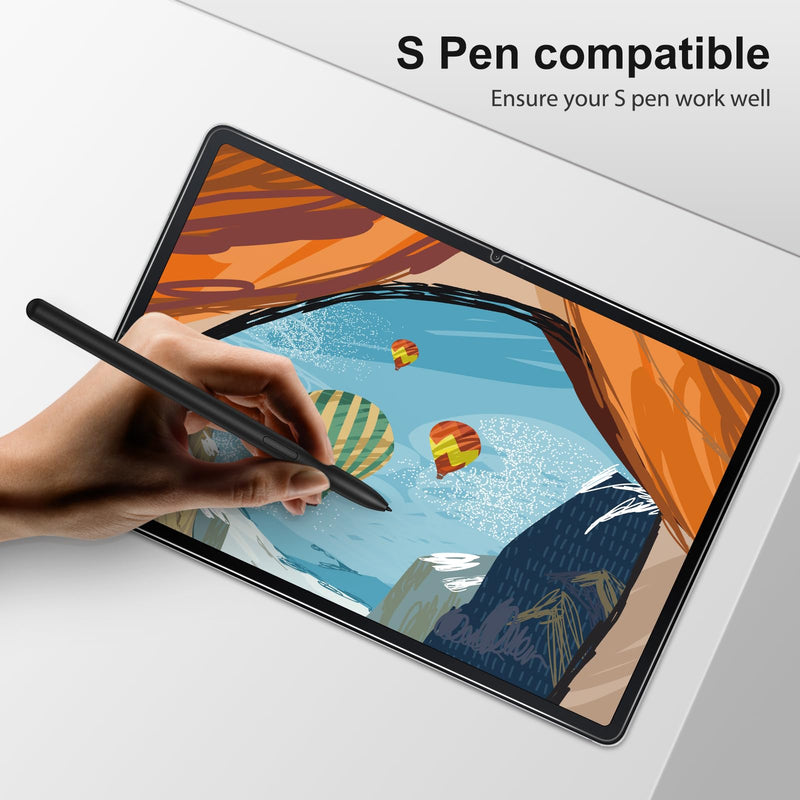 [Australia - AusPower] - SPARIN 2 Pack Screen Protector for Samsung Galaxy Tab S9 FE 5G (10.9 inch) & Galaxy Tab S9/ S8/ S7 (11 inch), Tempered Glass Compatible with S Pen, Anti-Scratches 
