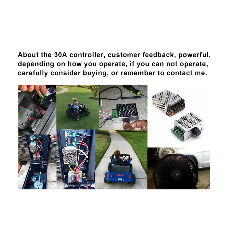 [Australia - AusPower] - RioRand 7-70V PWM DC Motor Speed Controller Switch 30A 2PCS 