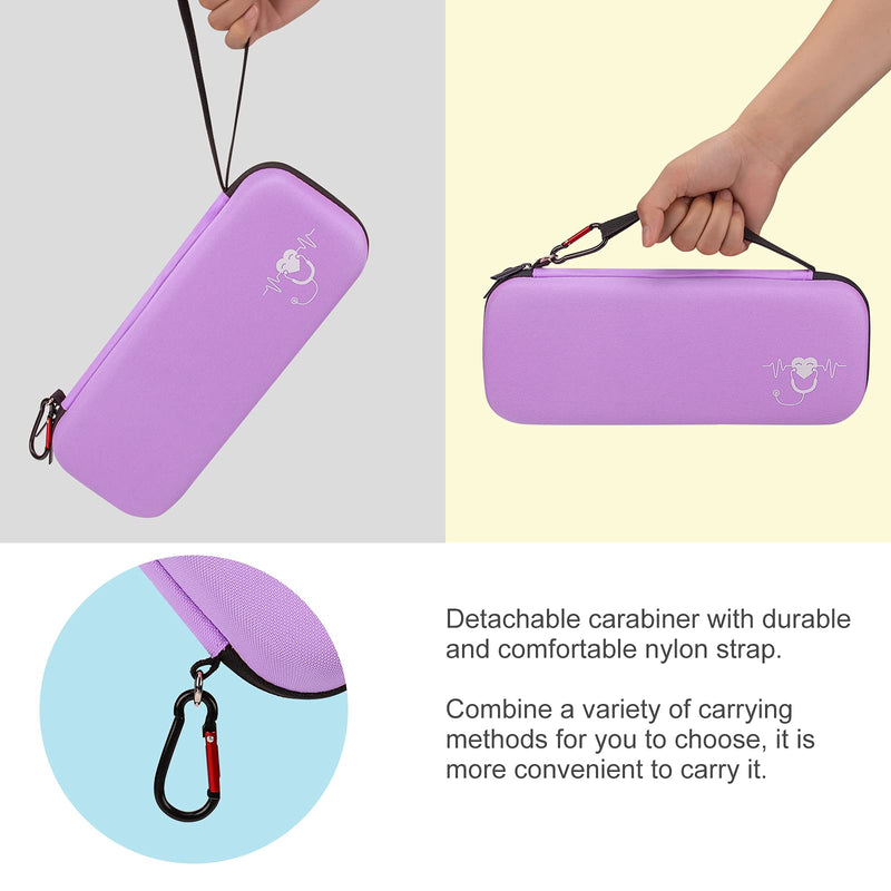 [Australia - AusPower] - Stethoscope Carrying Case Purple and 2 Pack Medical Scissors Trauma Shears for Nurses, Doctors, Nursing Students, EMT and EMS 