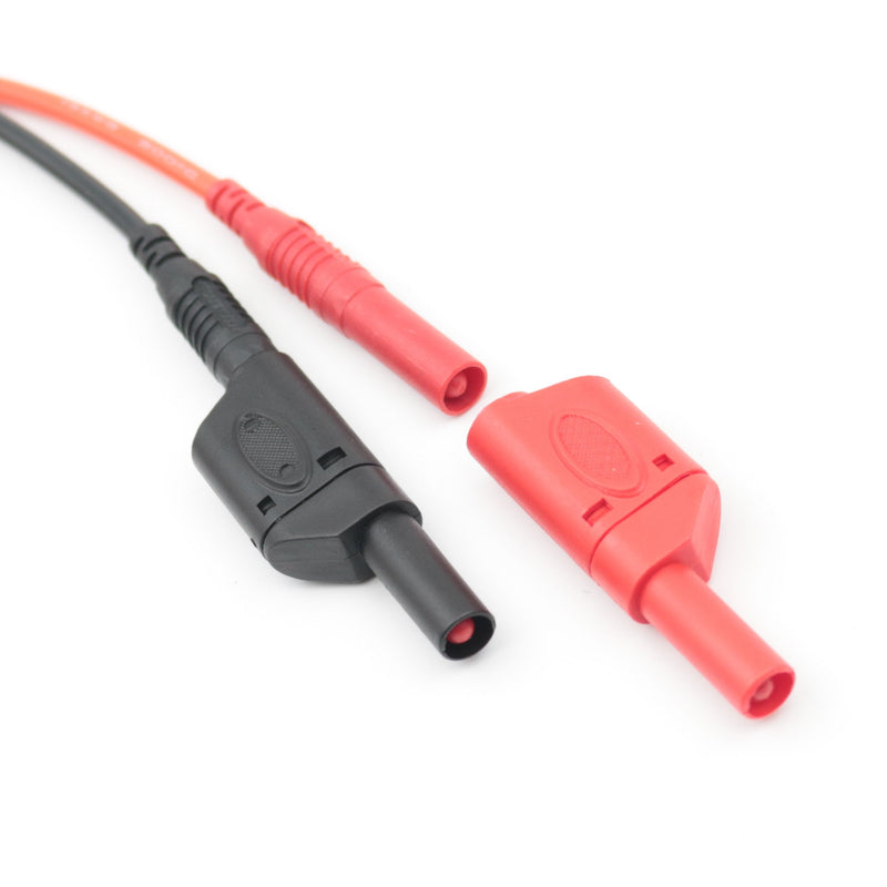 [Australia - AusPower] - 5Colors Safety Fully Insulated Test 4mm Banana Plugs Male Stackable Connectors with Banana Jack Adapters for Multimeter Test Leads Probes 10Pcs 10Pcs 5 Colors 
