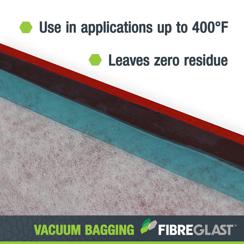 Fibre Glast High-Heat Residue-Free Flash Tape Roll, 1in Wide – Seal Carbon, Fiberglass, Epoxy & Resin Composites – Elite Lab Vacuum Bagging Supplies, Degassing Chambers & Vac Purge Kits
