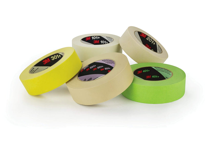 3M 501+ 4" x 60 Yard High Temperature Masking Tape 4" x 60 Yard Roll, Crepe Paper, Tan 60.0 Yards 4.0 Inches 1