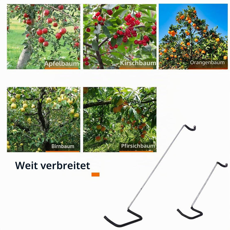 Fruit Tree Branch Separators 20 Pieces 7 Inch Branch Puller, New Fruit Branch Spreader Plastic Hose with Wrapped Iron Wire, Will Not Damage Branches, Branch Opening Angle Pull Branch Bending 18T
