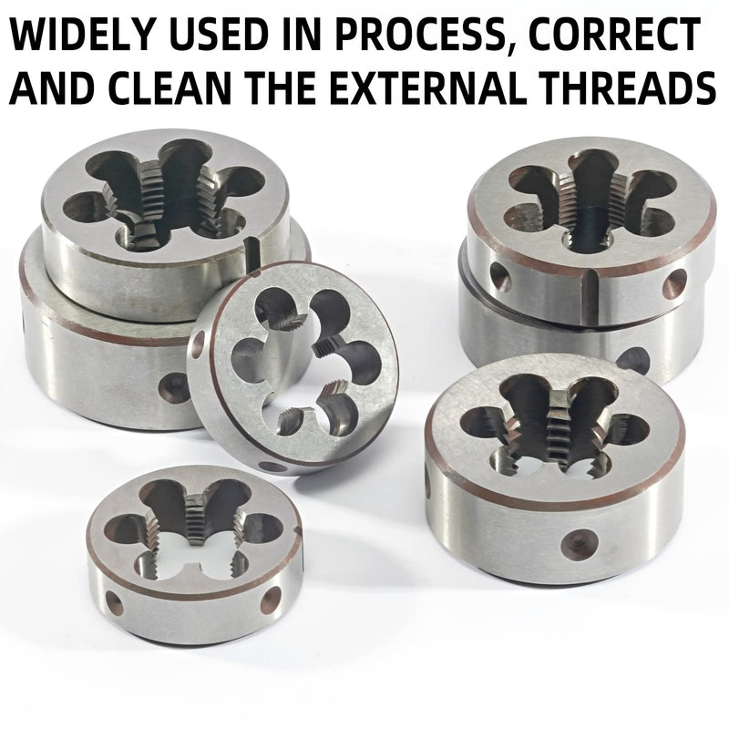 [Australia - AusPower] - 13/16"-16 UN HSS Tap And Die Set, 13/16-16 UN Machine Thread Tap And UN Round Thread Die Right Hand 13/16"-16 UN 