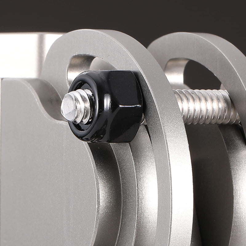 1/2-13 Nylon Insert Hex Lock Nuts 50Pcs 304 Stainless Steel Locknuts, Hex Drive, Bright Finish, Black Oxide by SG TZH 50 1/2-13