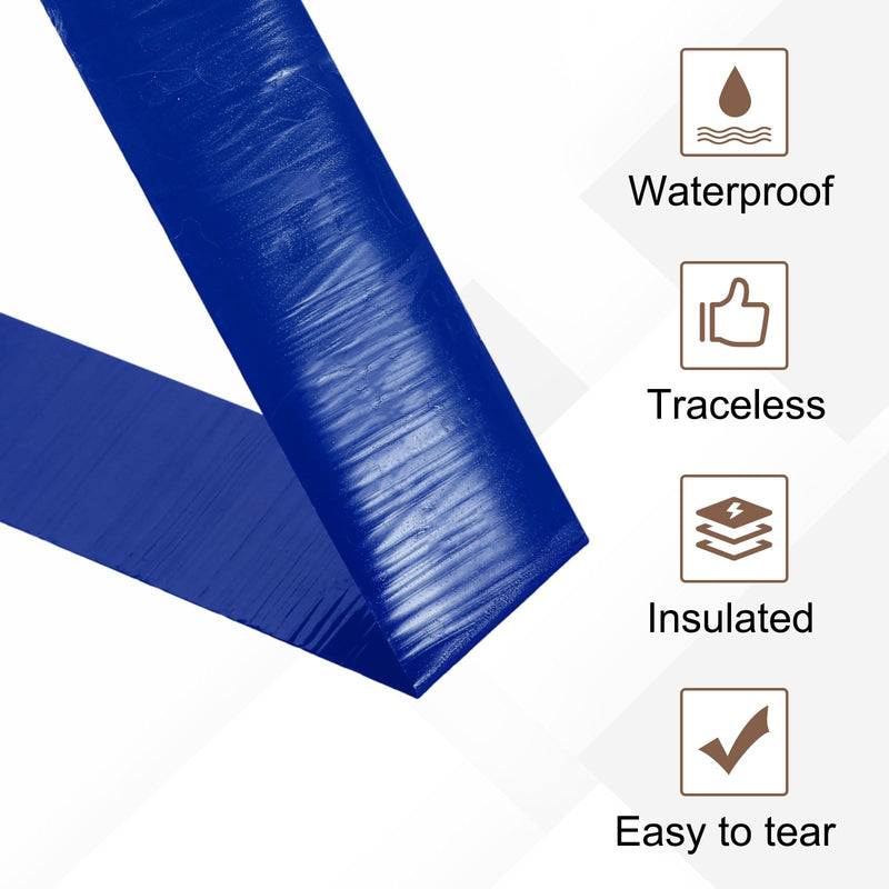 PATIKIL Whiteboard Tape 3/4" x 216.5ft, Thin Dry Erase Self Adhesive Chart Line Tape for Graphic Chart Marking DIY Art, Blue