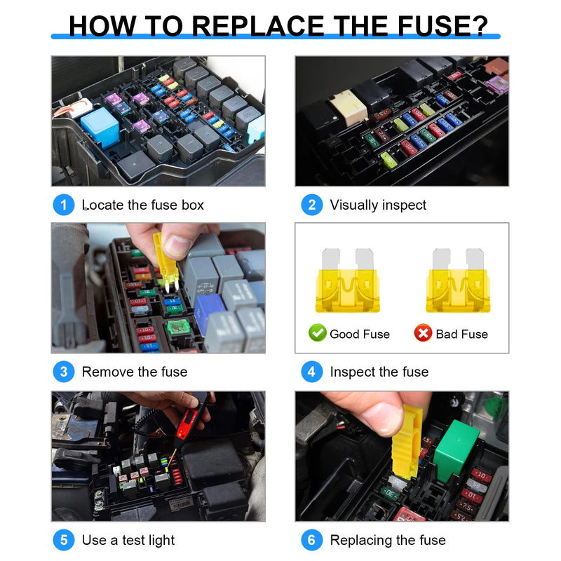 [Australia - AusPower] - 330PCS Car Fuses Assortment Kit, Upgraded Blade Fuses Automotive - Standard & Mini & Micro Fuse (2A/3A/5A/7.5A/10A/15A/20A/25A/30A/35A/40A), cooclensportey Mixed Auto Fuses for Car, RV, Boat, Truck 