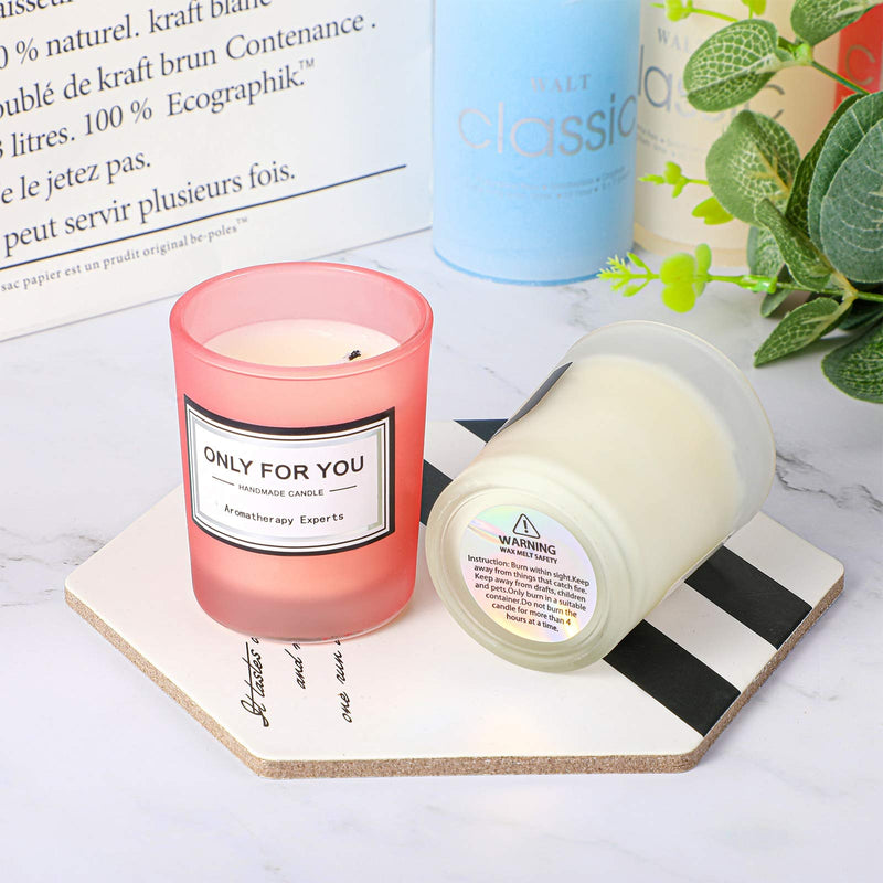 Holographic Candle Warning Labels Candle Jar Container Stickers Wax Melting Safety Stickers for Candle Jars Tins Containers Candle Making Supplies (240) 240 - NewNest Australia