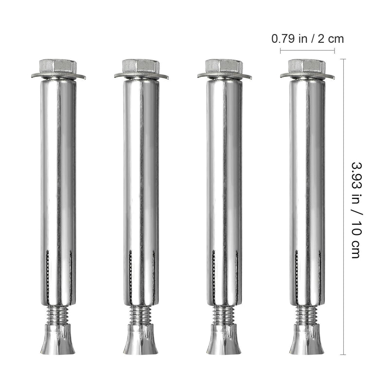 [Australia - AusPower] - 10Pcs Driveway Expansion Bolt Fasteners Anchor Bolts for Speed Bumps Heavy-Duty Expansion Screws for Asphalt and Installation 