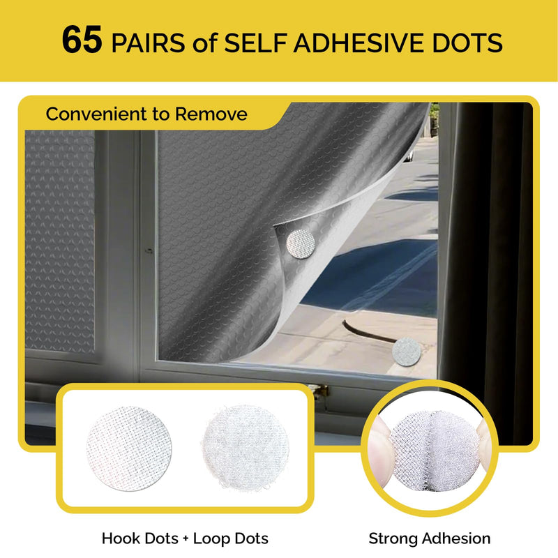 fowong Reflective Insulation Roll, Window Insulation Kit for Winter Weatherproofing Aluminum Foil Shield Radiant Barrier for RV Window Garage Thermal Heat Shield 48" x 10 Ft 48" x 10 Ft X 6mm