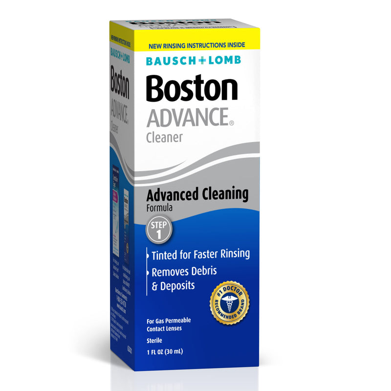 [Australia - AusPower] - Boston Advance Contact Lens Solution by Bausch+ Lomb, for Gas Permeable Contact Lenses, 1 Fl Oz (Packaging May Vary) 1 Fl Oz (Pack of 1) 