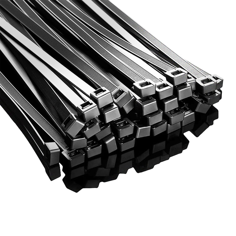 [Australia - AusPower] - Long Zip Ties Heavy Duty 24 inch, Large Zip Ties with 200 lbs Tensile Strength, Big Cable Ties, Black, 50 Pack, by GAIIAN 24" 200 lb (50 Pack) 