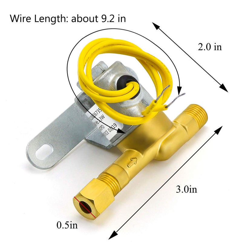 [Australia - AusPower] - 4040 Humidifier Solenoid Valve Replacement Part by AMI PARTS, 24V,Brass Made Humidifier Solenoid Valve,Replaces Models 400,500,600,700,600M, 558, 550A, 550, 568, 560A, 560, 700, 700M, 768, 760A, 760 