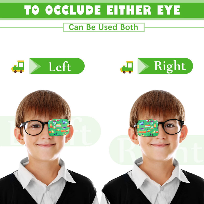 [Australia - AusPower] - 8 Pcs Eye Patches for Kids, Eyepatch for Glasses to Cover Either Eye Cartoon Eye Patching Fabric Patch for Kids Boys Girls(Cute Style) Cute Style 
