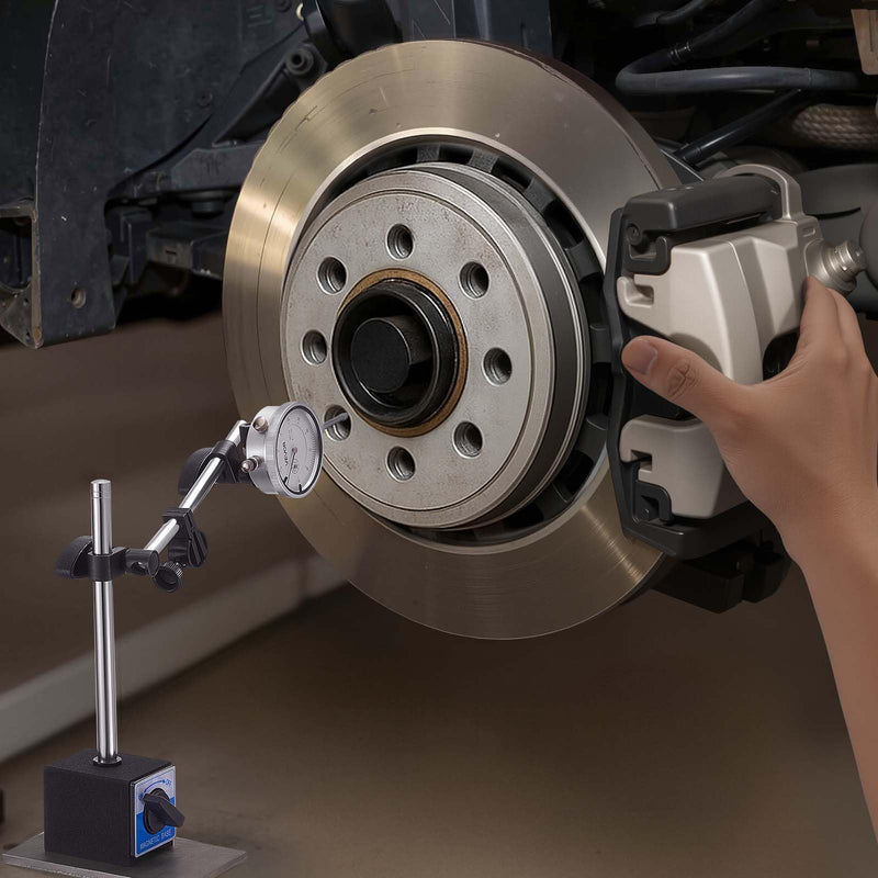 [Australia - AusPower] - VEVOR Dial Test Indicator, 0.001 inch Accuracy, 0-1 inch Measuring Range, Easy to Read Large Dial, Professional for Internal Diameter Measurement, Runout Detection, Flatness Inspection 